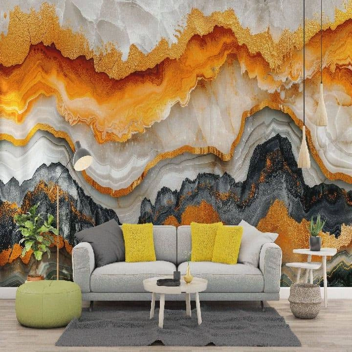 Abstract Marble Design Wallpaper Mumbai
