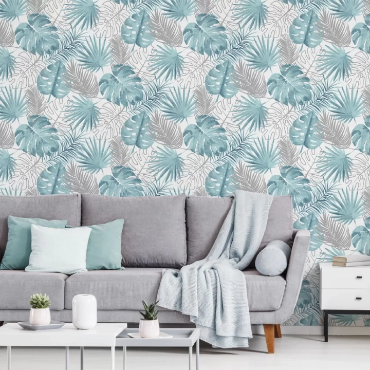 Tropical Leaves Design Wallpaper Mumbai
